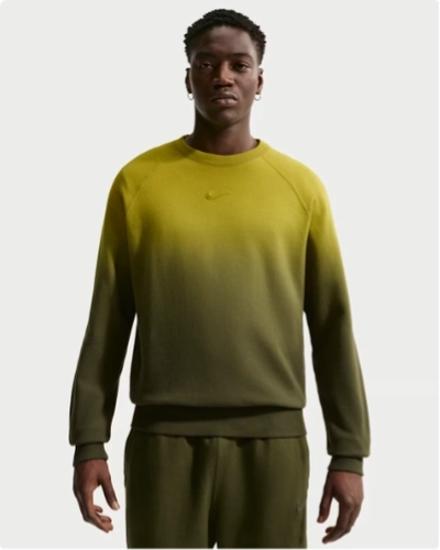 Nocta Nike Fleece Cs Sweatshirt Moss Medium Olive Hj6338 390 image