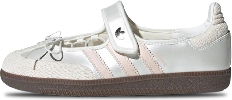 adidas gazelle silver green womens Adidas Men's Samba OG Cloud White / Cloud White / Gum Low Top Sneakers main image 1