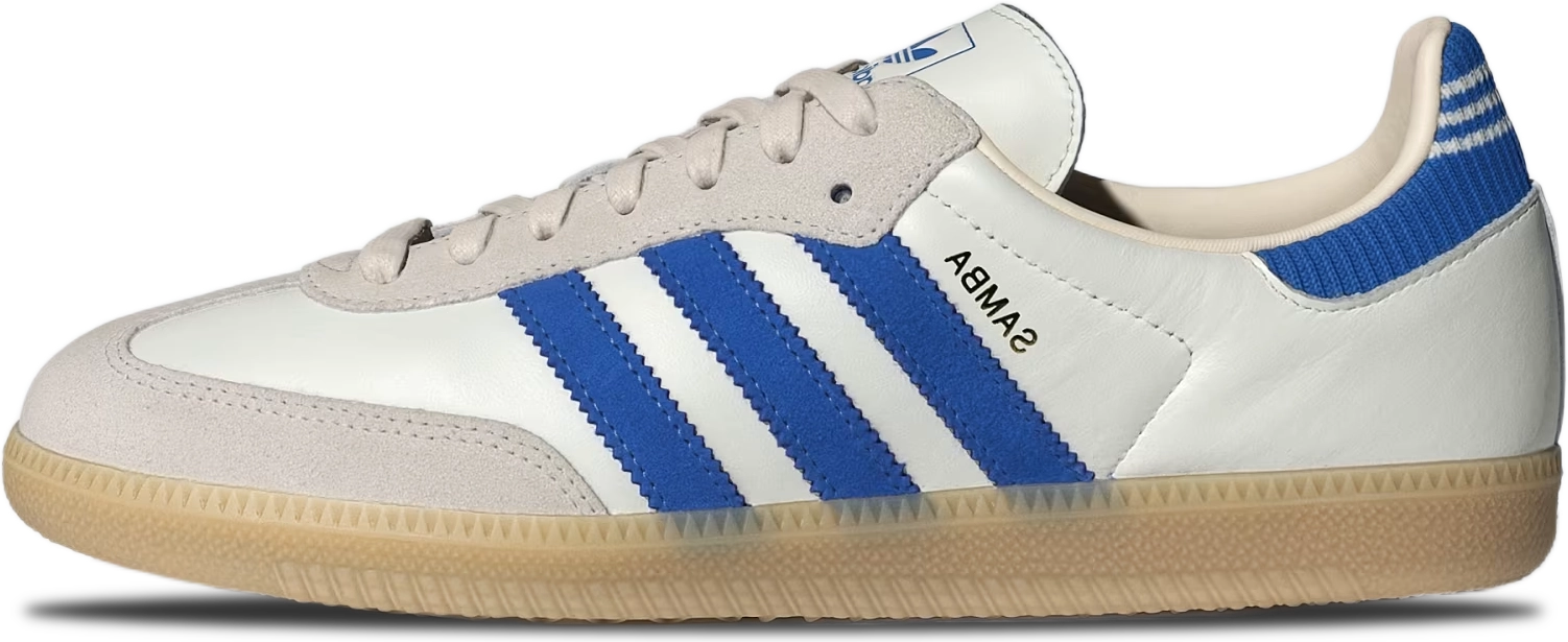 adidas gazelle silver green womens SAMBA OG WONDERBLUE/POWDERYELLOW/GUM3 (GS) – Active Athlete 88 main image 1