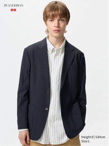 Image de Jw Anderson Uniqlo Blazer Airsense Blazer Navy E477704 000 69