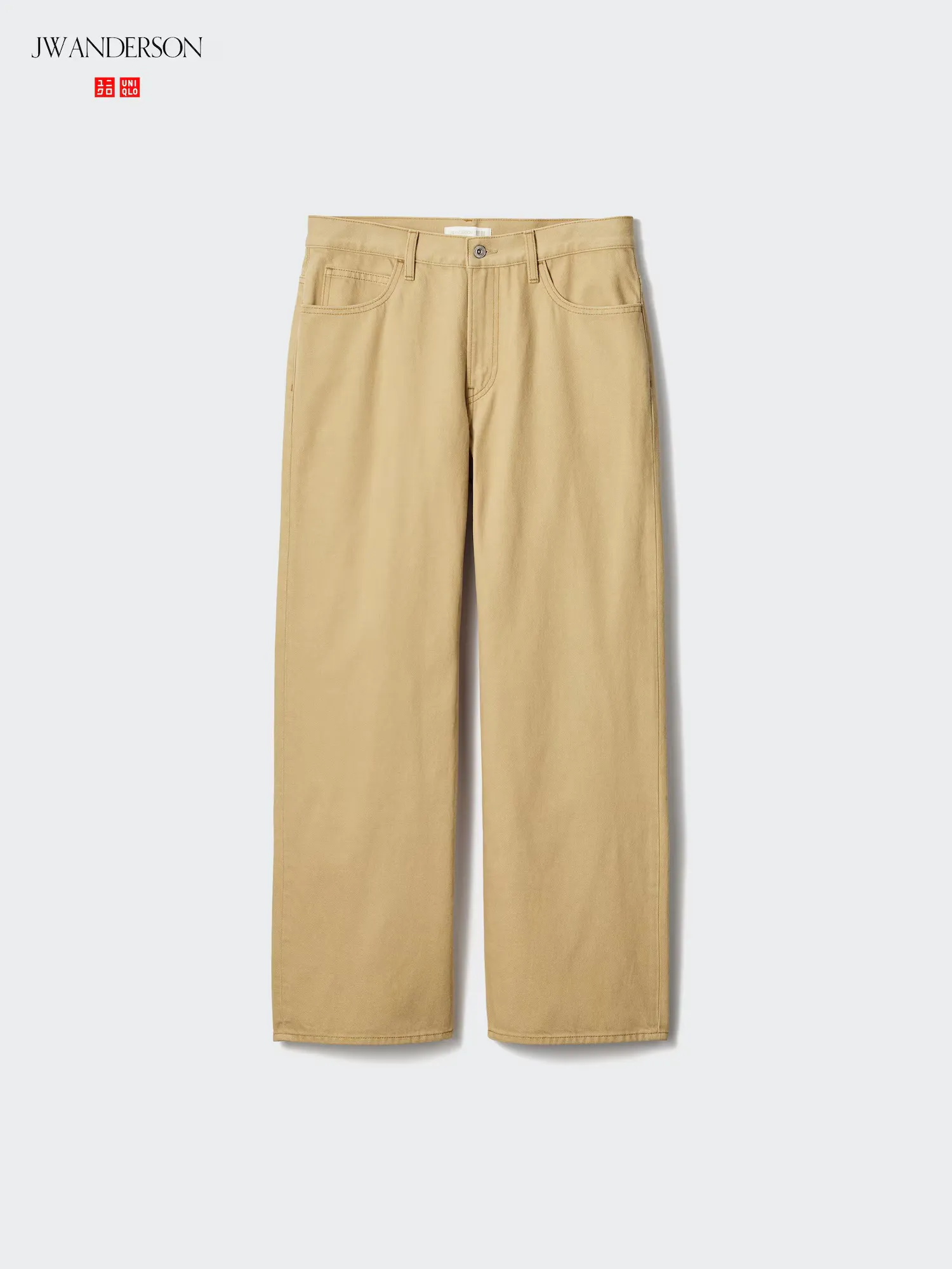C6A879_JW-Anderson-x-Uniqlo-Wide-Straight-Colour-Jeans_BEIGE_E482873-000-32_img1
