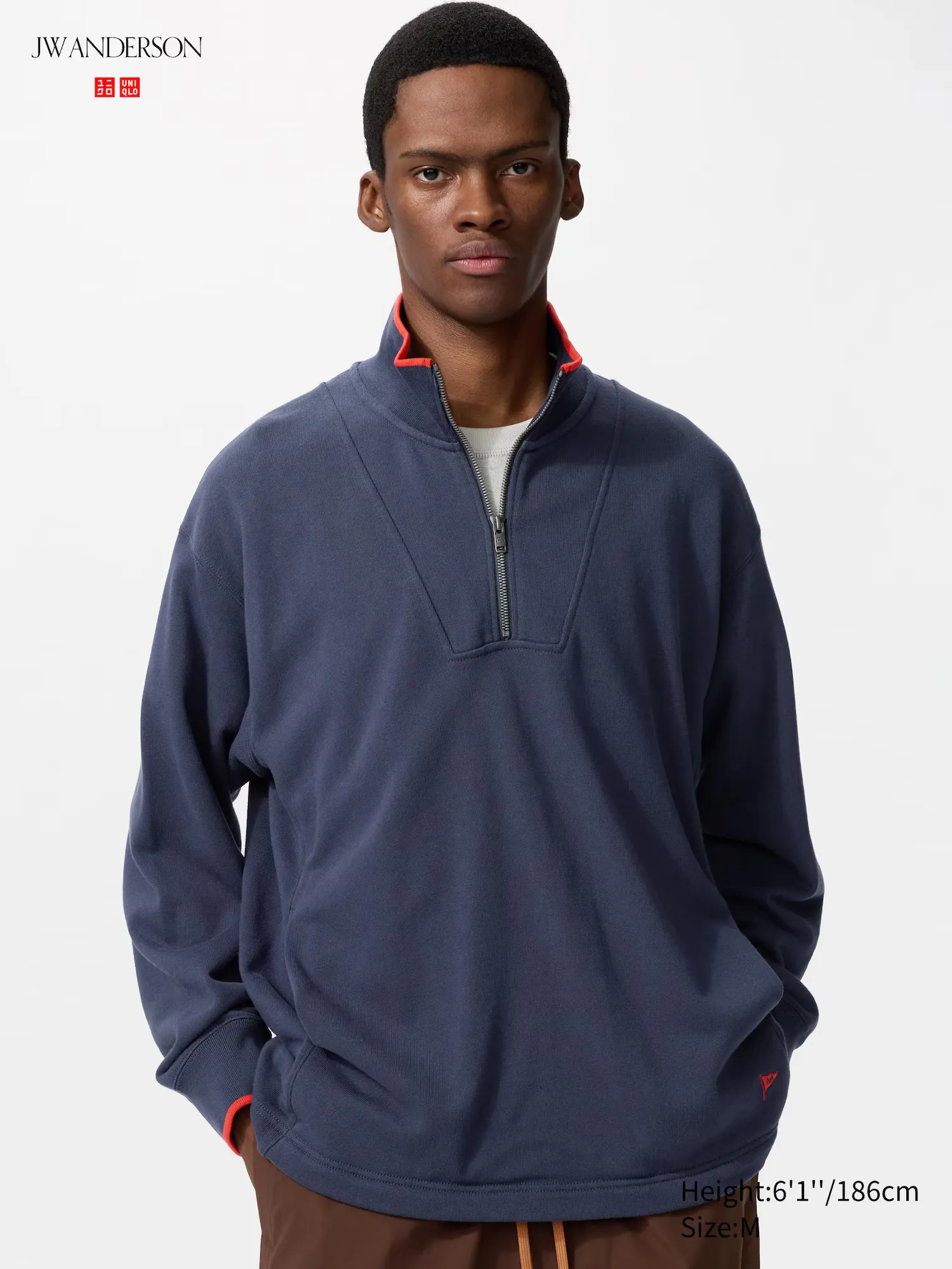 JW Anderson x Uniqlo Sweat Half-Zip Pullover 