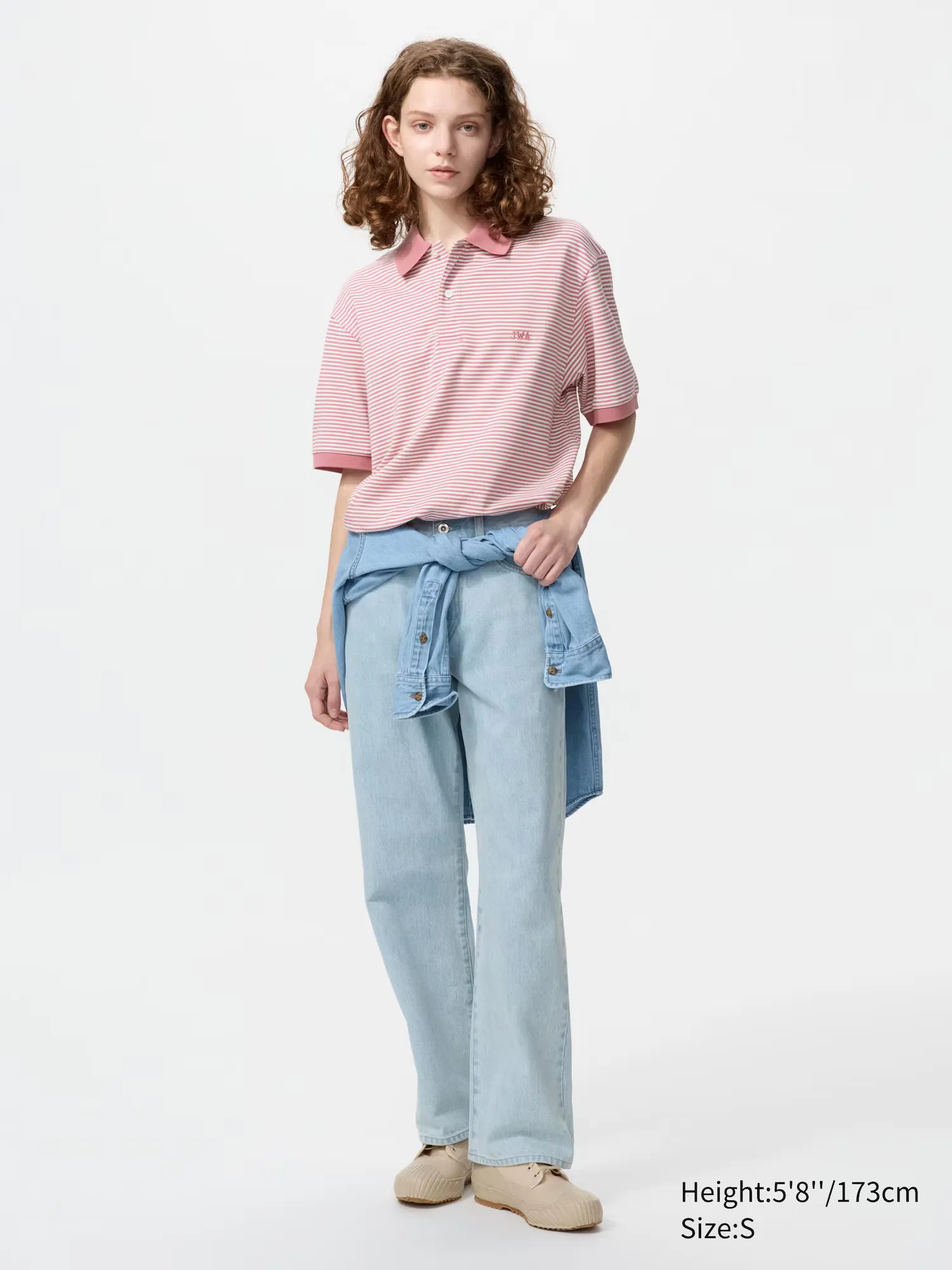 JW Anderson x Uniqlo DRY Piqué Polo Shirt Narrow Striped 