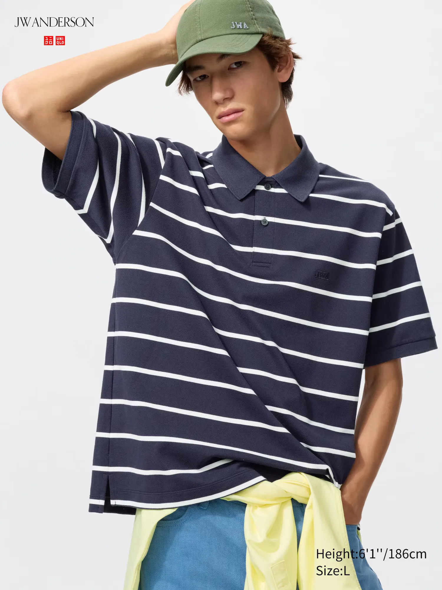 JW Anderson x Uniqlo Polo Shirt Wide Striped 