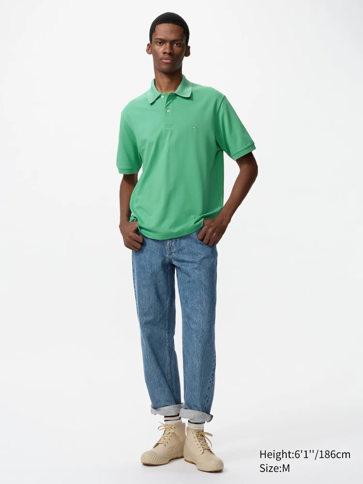 70C29D_JW-Anderson-x-Uniqlo-Polo-Shirt-Patterned_LIGHT-GREEN_E482304-52_img1