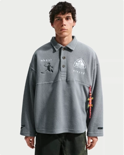 Image de Cpfm Nike Acg Long Sleeve Polo Grey Im0360 920