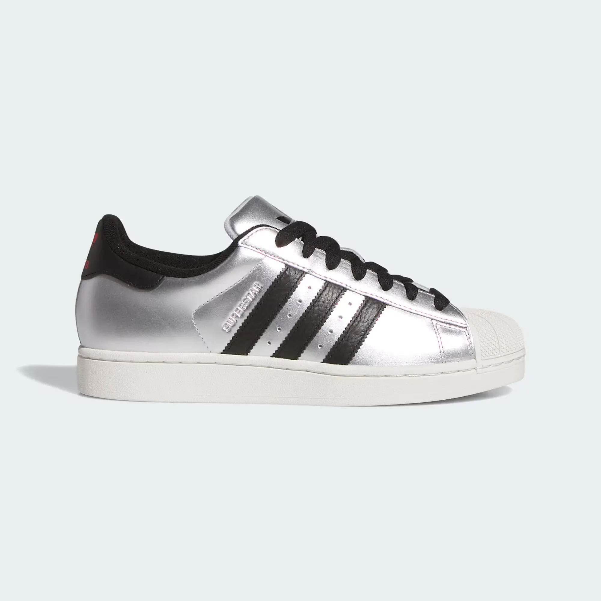 adidas gazelle silver green womens adidas Women's Superstar II Silver Metallic / Black main image 1