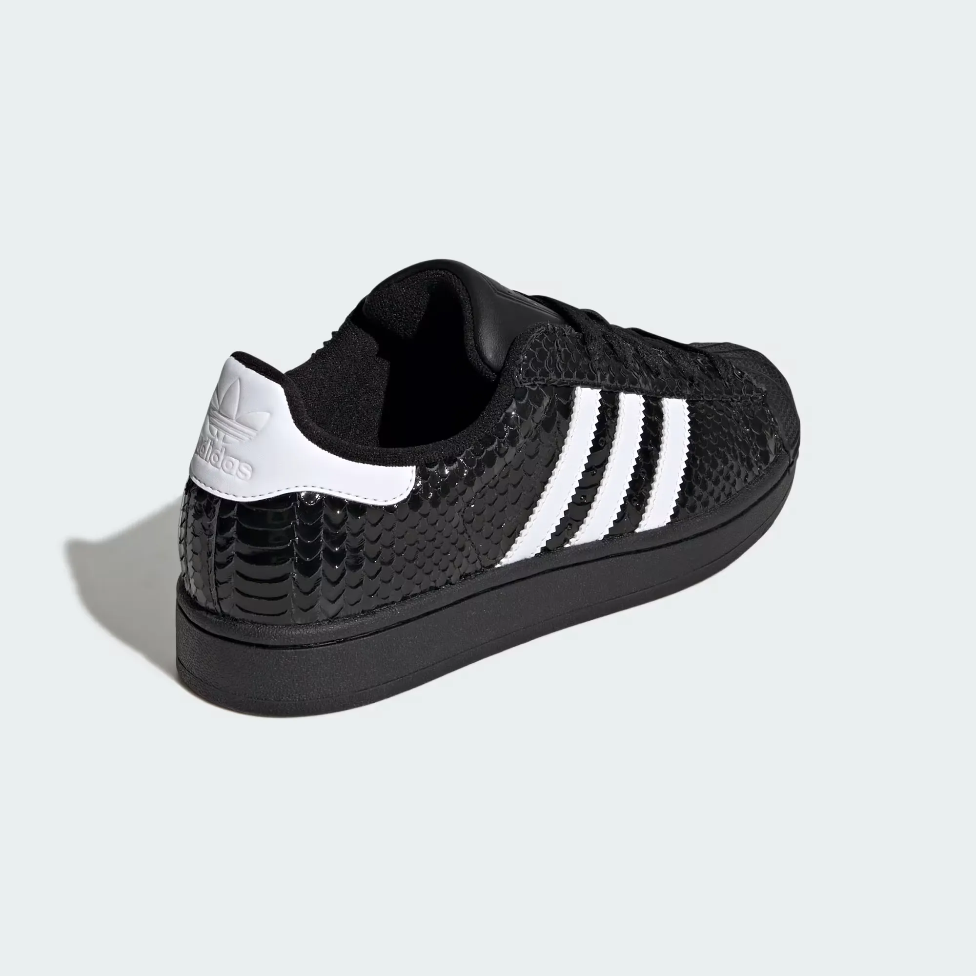 adidas Superstar II WMNS "CORE BLACK CLOUD WHITE CROC"- KH9019