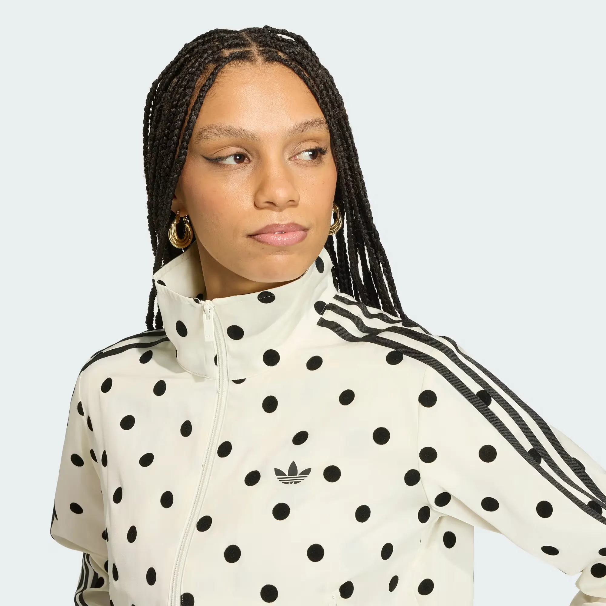 adidas Satin Polka Dots Track Jacket WMNS 