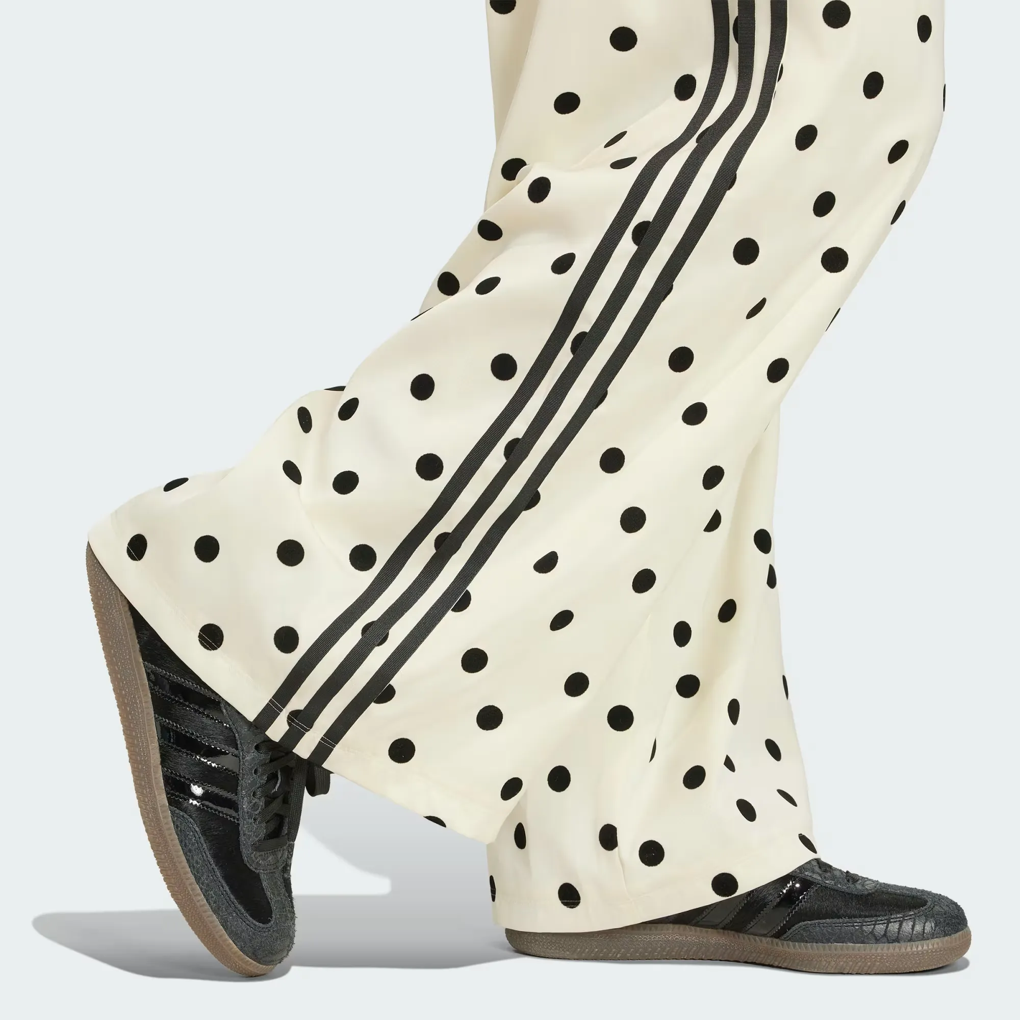 adidas Originals Satin Polka Dots Wide Leg Pants WMNS 