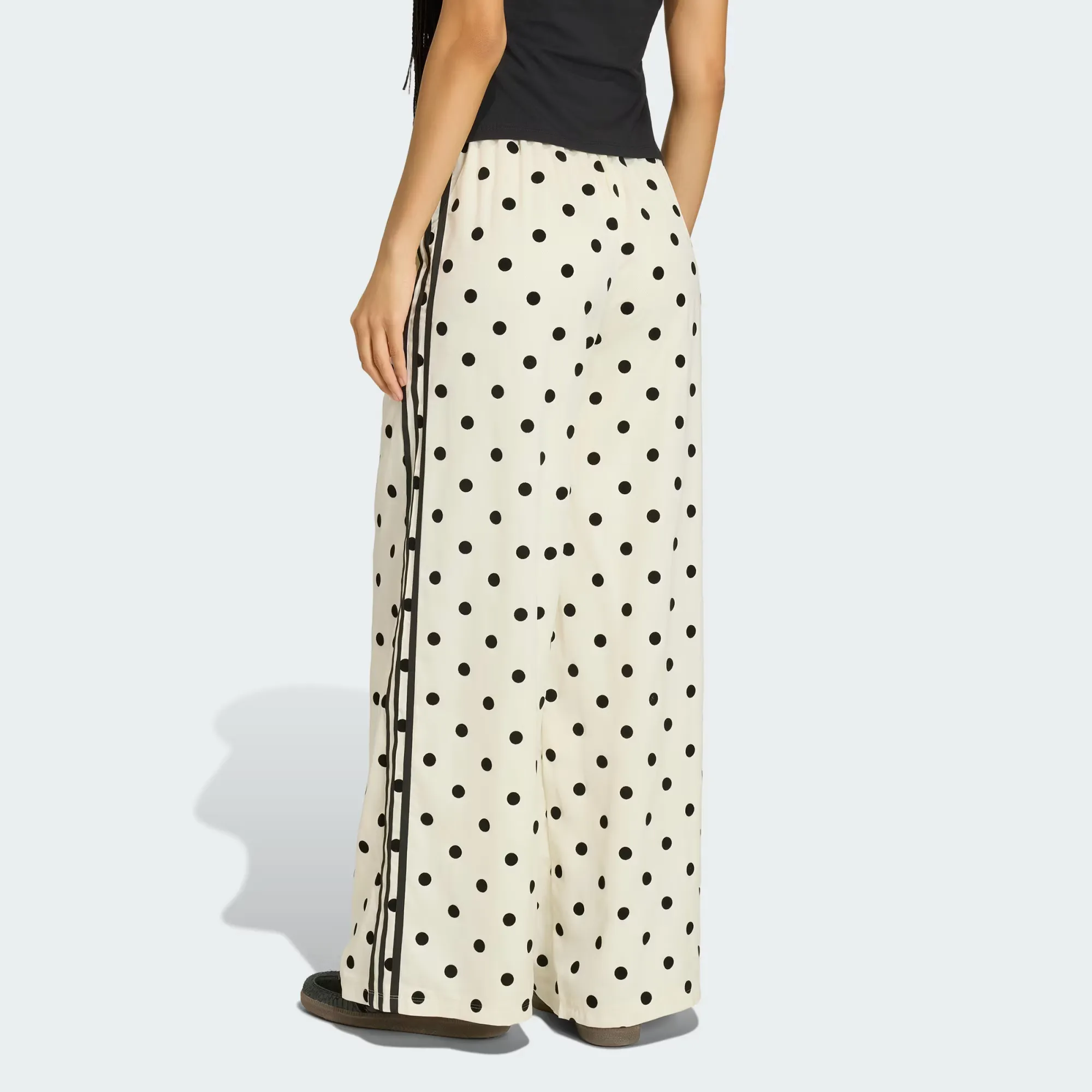 adidas Originals Satin Polka Dots Wide Leg Pants WMNS 