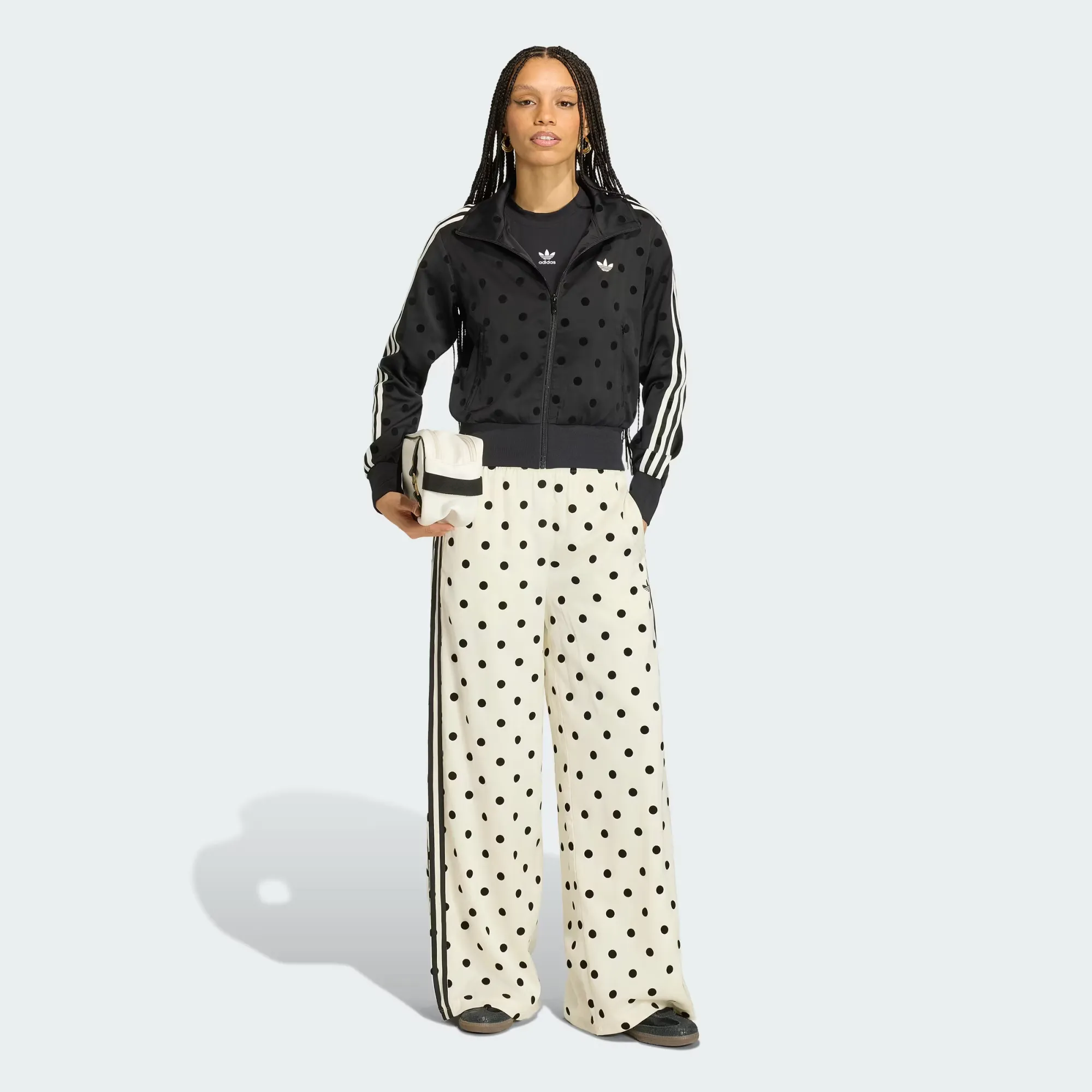 adidas Satin Polka Dots Track Jacket 