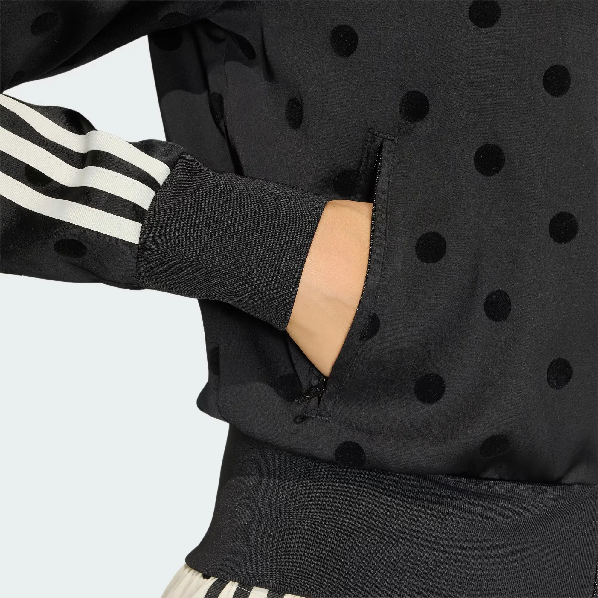 adidas Satin Polka Dots Track Jacket 