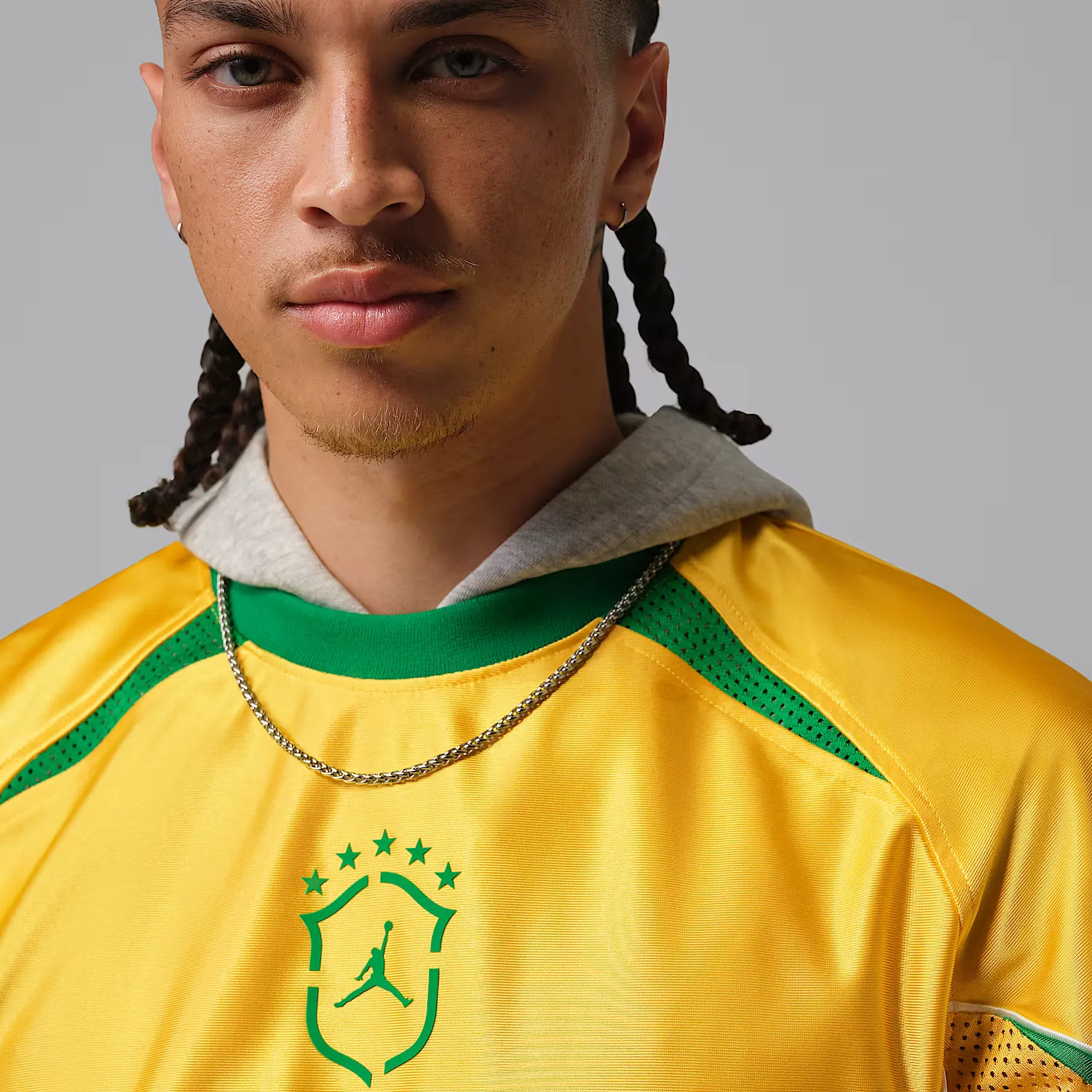 Jordan Goalkeeper Top Brésil Football 