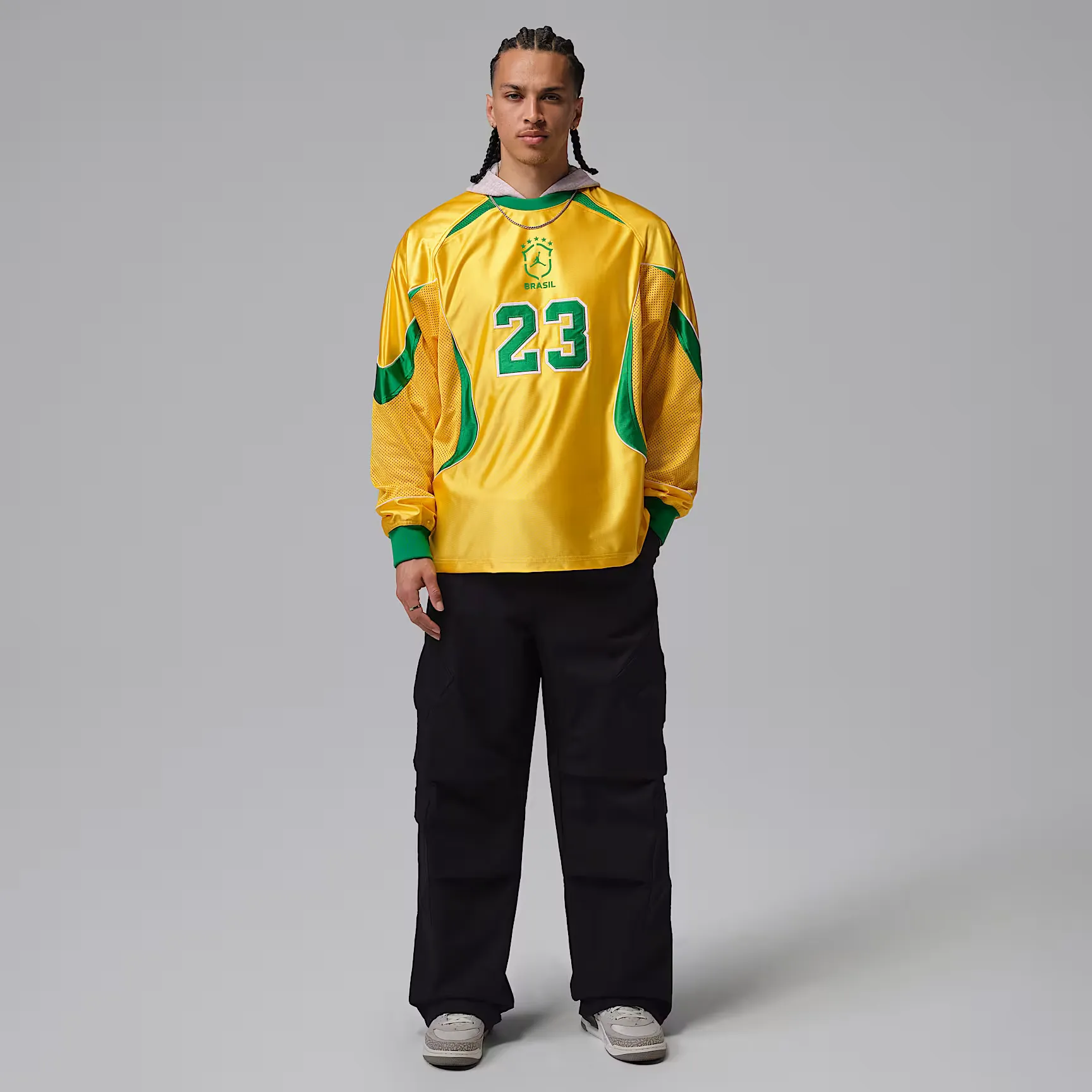 Jordan Goalkeeper Top Brésil Football 