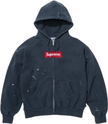 MM6 Maison Margiela x Supreme Box Logo Zip Up Hoodie 