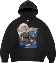 ジャケット・アウター Supreme MM6 Maison Margiela Eagle Zip Up Supreme MM6 Maison Margiela Eagle Zip Up Hooded Sweatshirt White