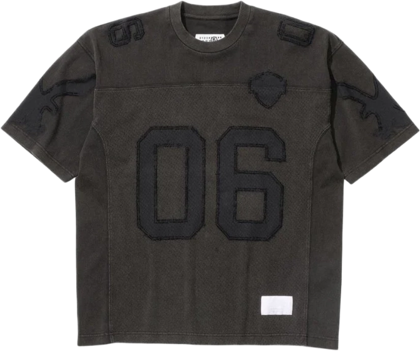 MM6 Maison Margiela x Supreme Cotton Football Jersey BLACK