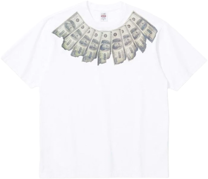 MM6 Maison Margiela x Supreme Money T-Shirt WHITE