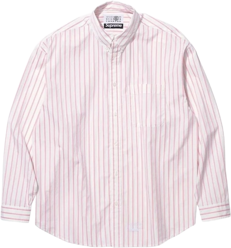 Image de Mm6 Maison Margiela Supreme Stripe Shirt Pink
