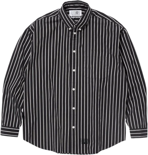 Image de Mm6 Maison Margiela Supreme Stripe Shirt Black