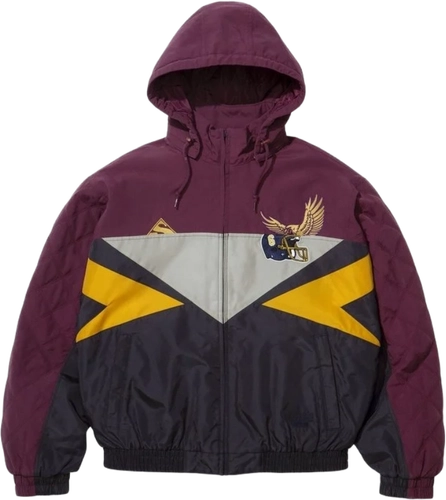 Image de Mm6 Maison Margiela Supreme Split Stadium Jacket Red