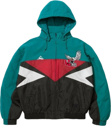 Image de Mm6 Maison Margiela Supreme Split Stadium Jacket Blue