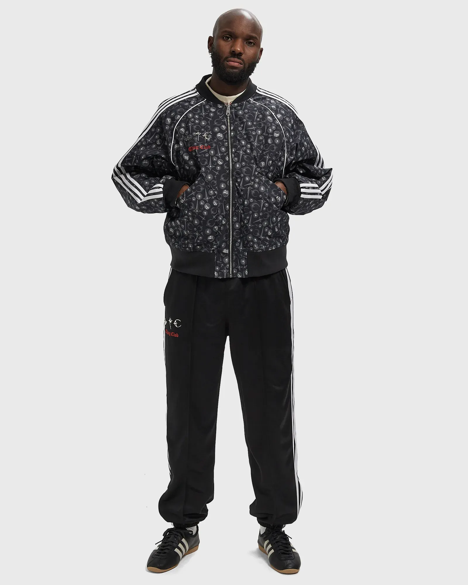 ジャケット・アウター adidas Thug Club SST Jacket Black/White adidas x Thug Club SST Jacket Black White KF6915 Japan Size | eBay