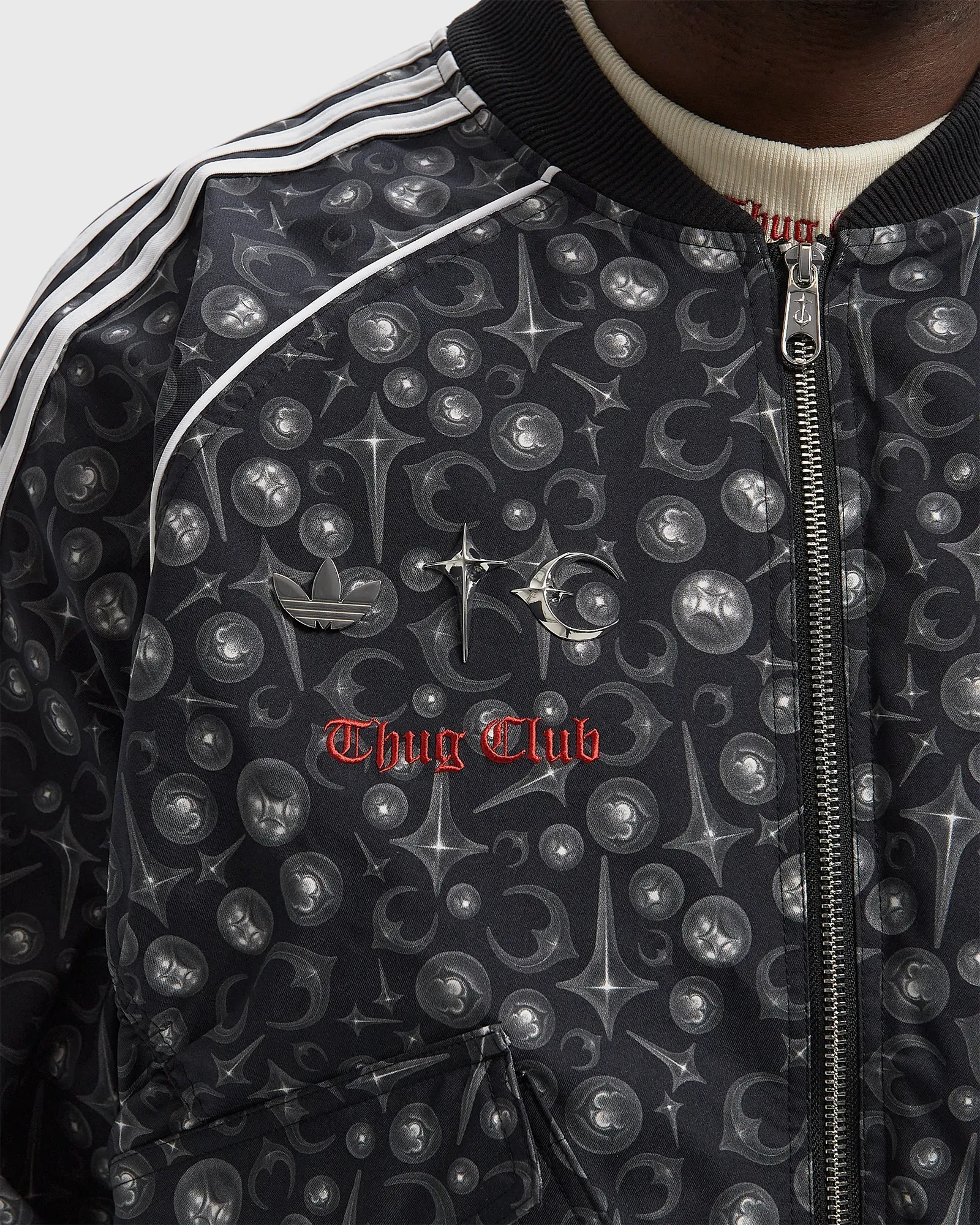 ジャケット・アウター adidas Thug Club SST Jacket Black/White adidas x Thug Club SST Jacket Black White KF6915 Japan Size | eBay