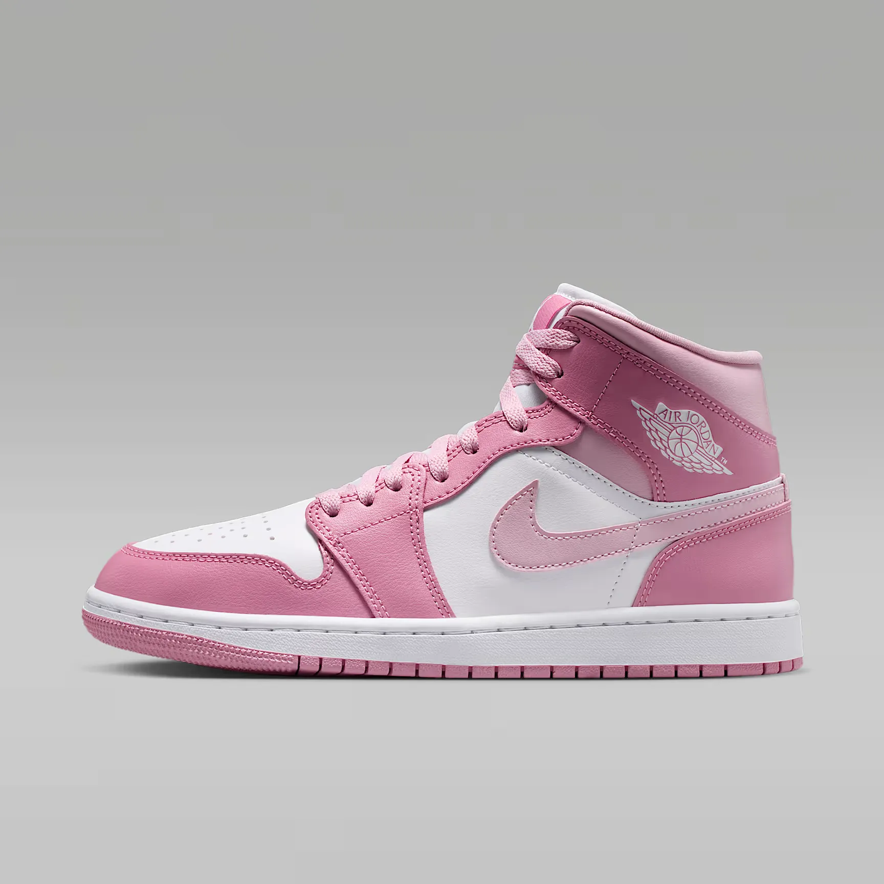 ナイキ ベビージョーダン ロッカー箱 US7 INFANTRY PINK Air Jordan 1 Mid WMNS 