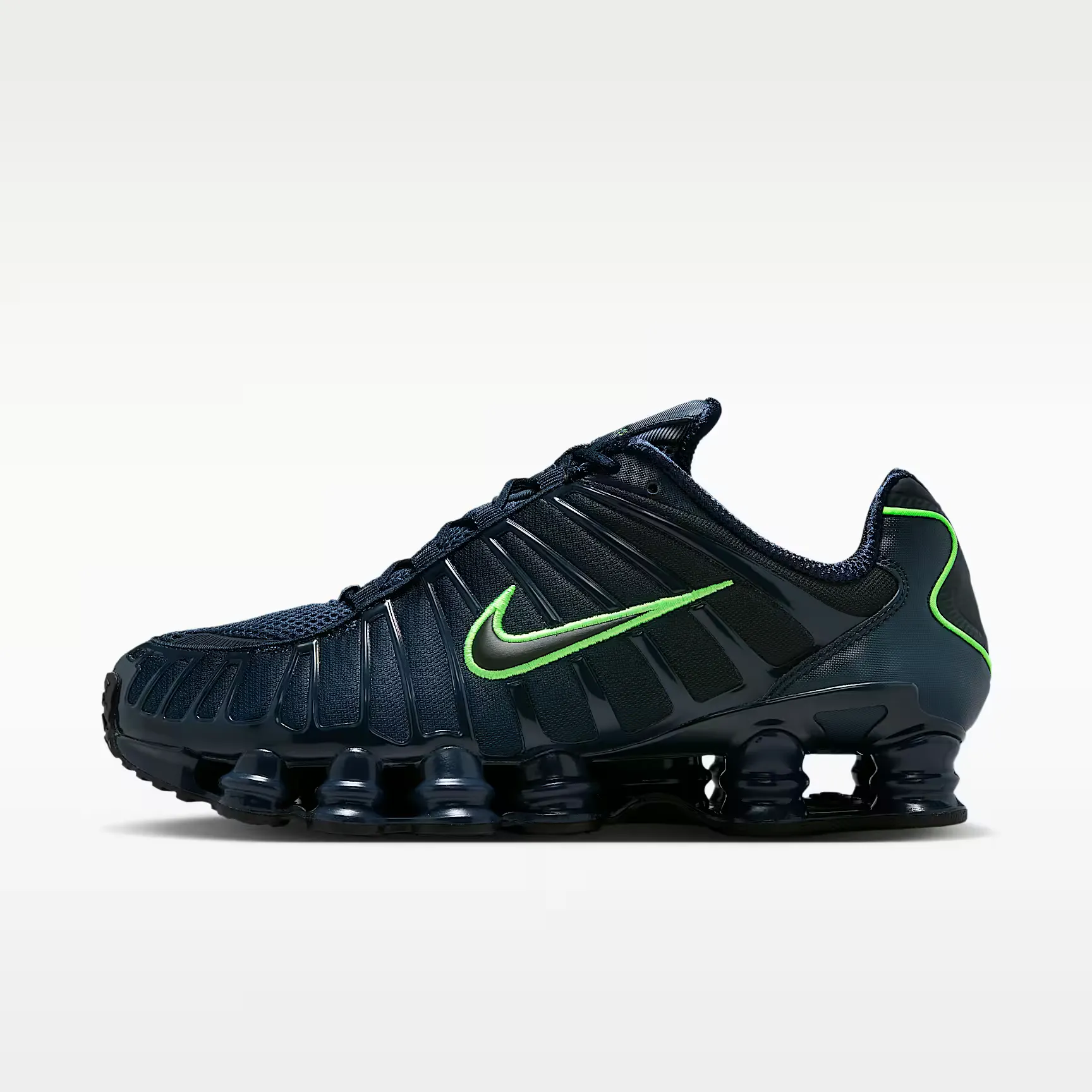黒緑t青 ヘルボロフループ Nike Shox TL 