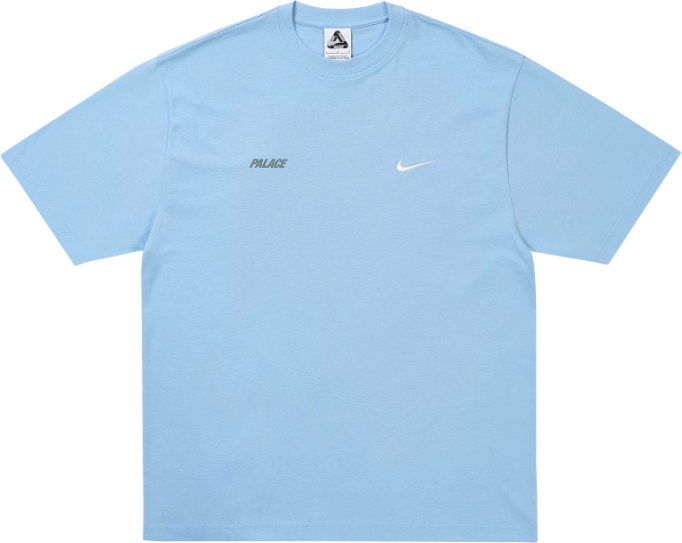 Palace x Nike T-Shirt Sky Blue