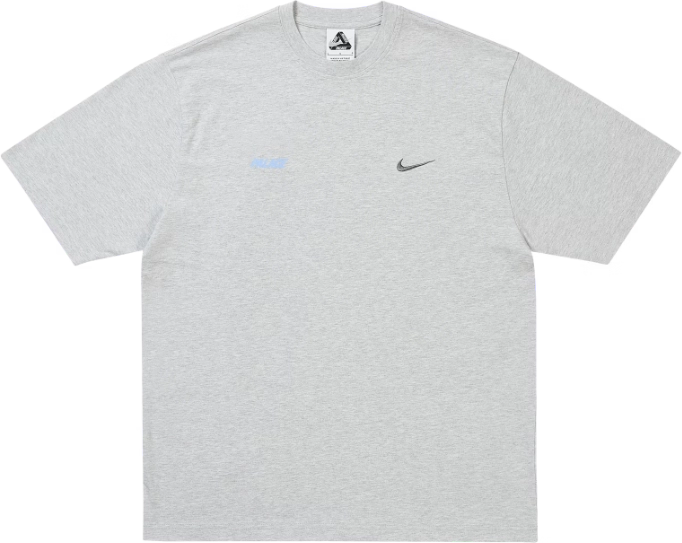 Palace x Nike T-Shirt Grey Marl