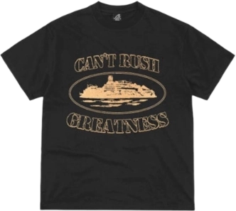 Image de Cental Cee Corteiz Cant Rush Greatness T Shirt Black