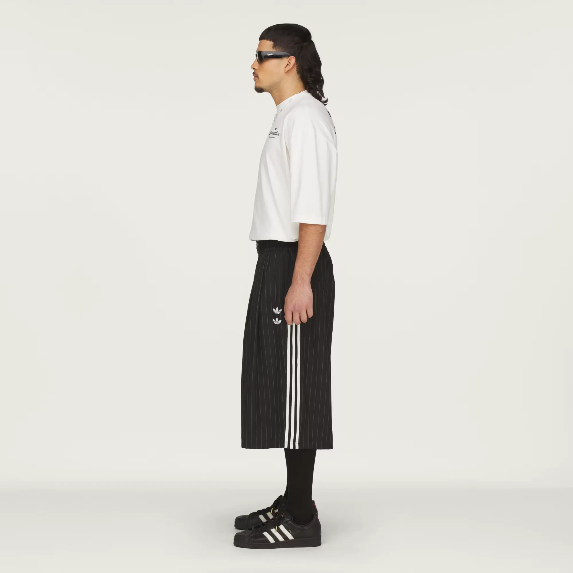 Willy Chavarria x adidas Long Stripe Shorts 