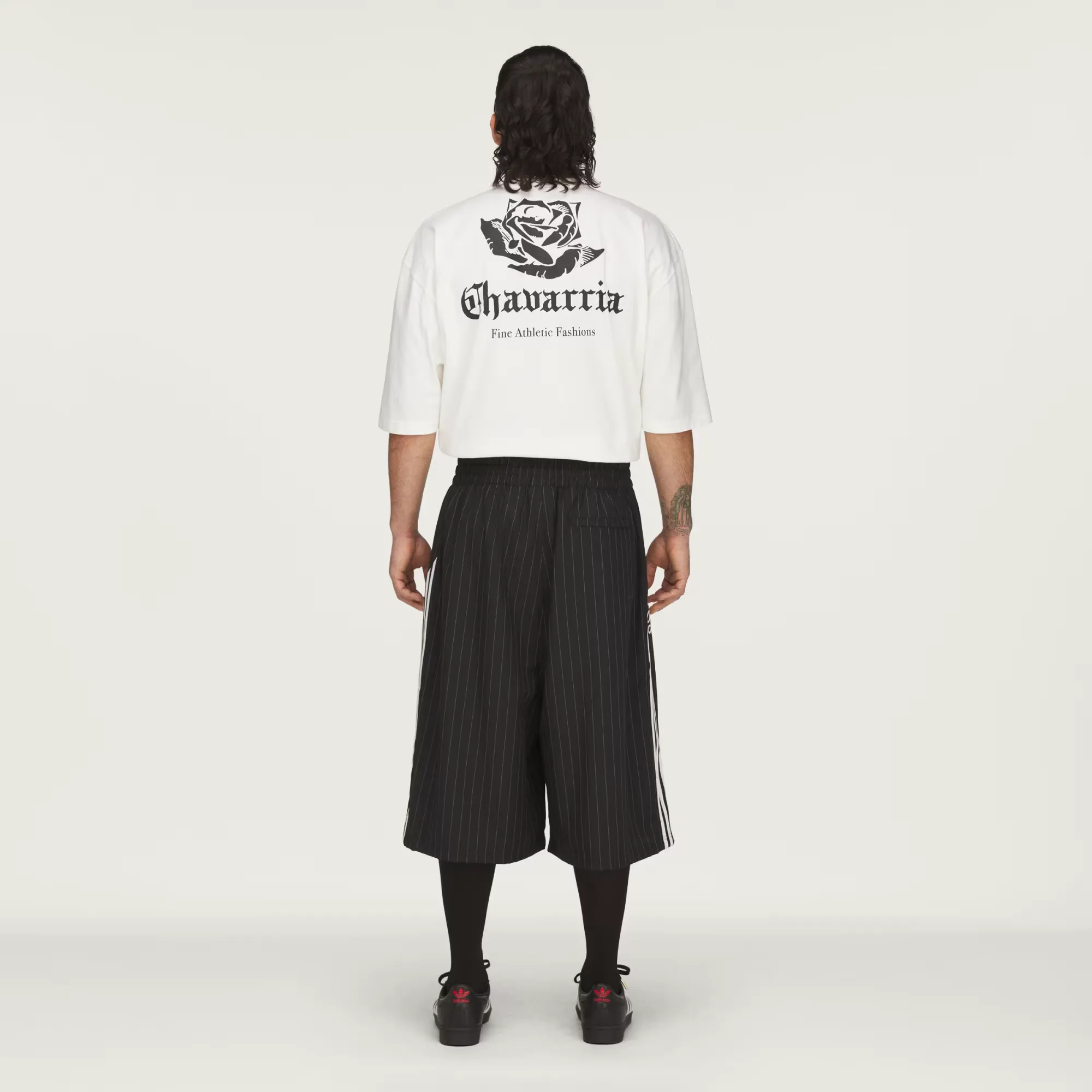Willy Chavarria x adidas Long Stripe Shorts 