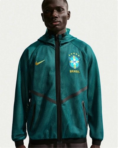 Image de Nike Brazil Anthem Jacket 2026 Geode Teal Ih1757 369