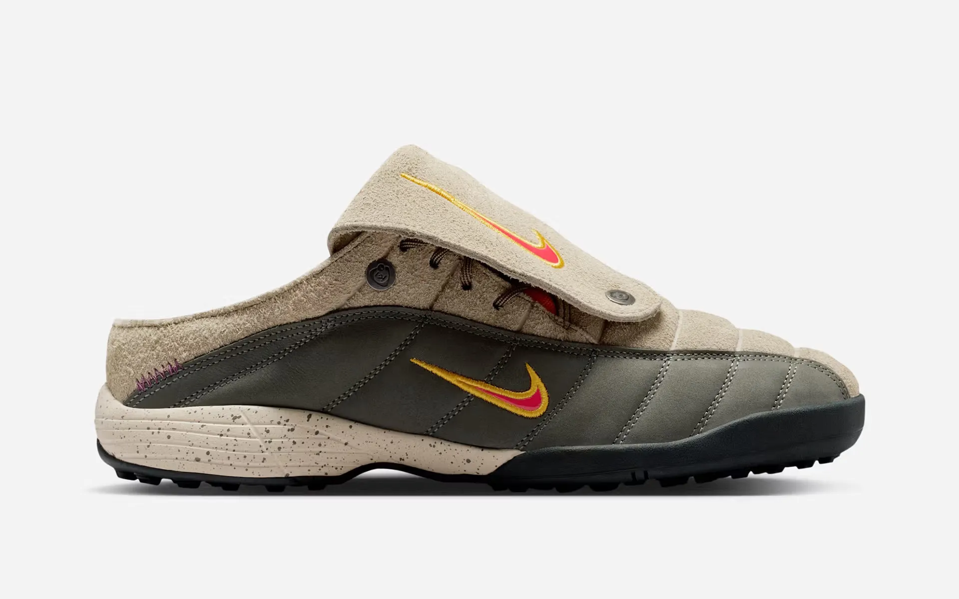 Kids Of Immigrants x Nike T90 Mule Khaki Fusion Red