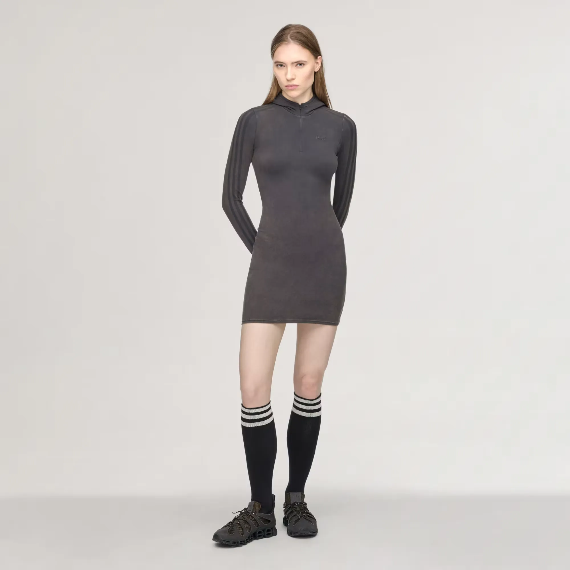 Image gallery #2 adidas by Avavav T-Shirt Dress WMNS Carbon KF4975 image