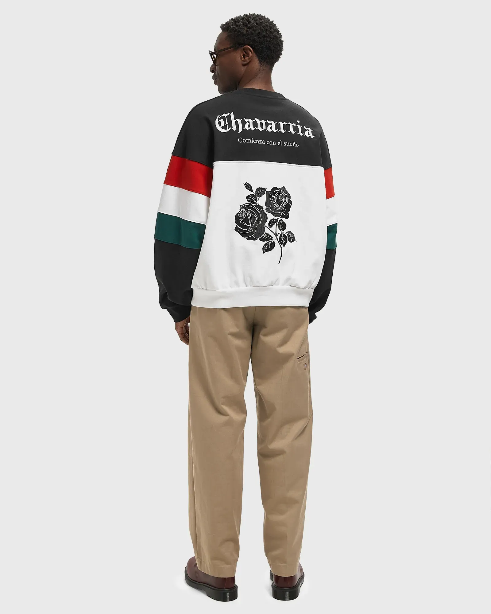 000000_adidas-x-Willy-Chavarria-Fleece-Crewneck_Black-White_KV1976_img1