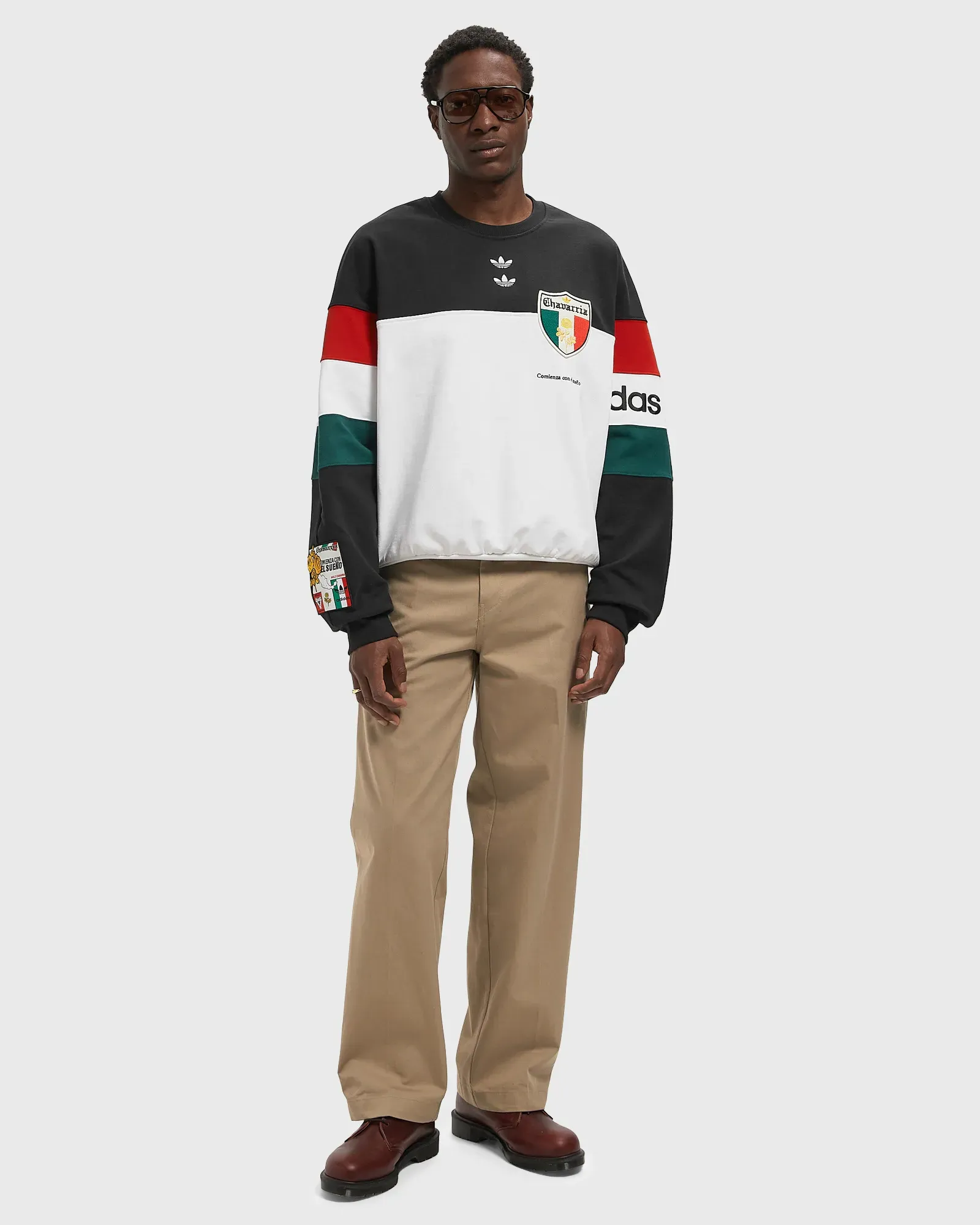000000_adidas-x-Willy-Chavarria-Fleece-Crewneck_Black-White_KV1976_img2