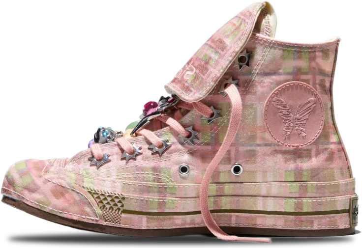 Collina Strada x Converse Chuck 70 High Mellow Rose