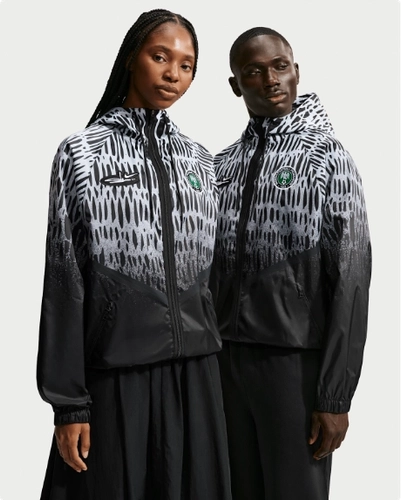 Slawn Nigeria Nike Tracksuit Jacket Black White Ih1626 010 Bild