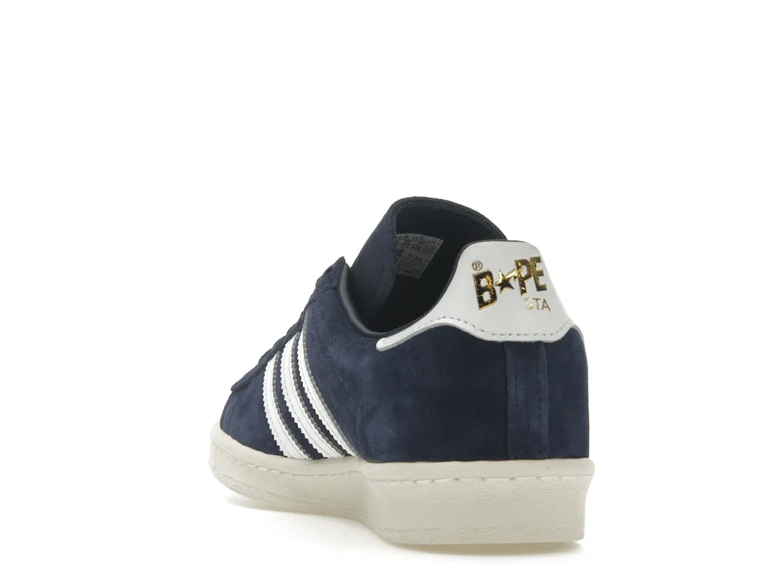 adidas gazelle silver green womens adidas Campus 80s Bape Collegiate Navy - 36 EU - 4 US