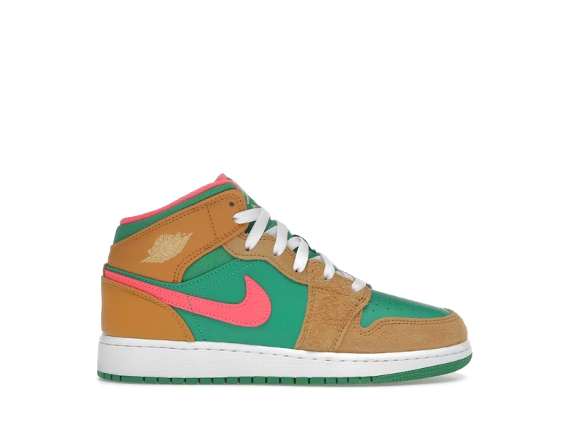 Air Jordan 1 Mid SE GS POWERWALL BRS - view 0