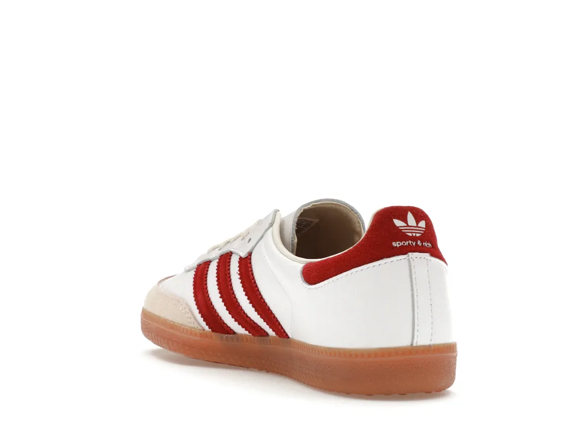 adidas gazelle silver green womens Adidas x Sporty Rich Samba 'Burgundy'