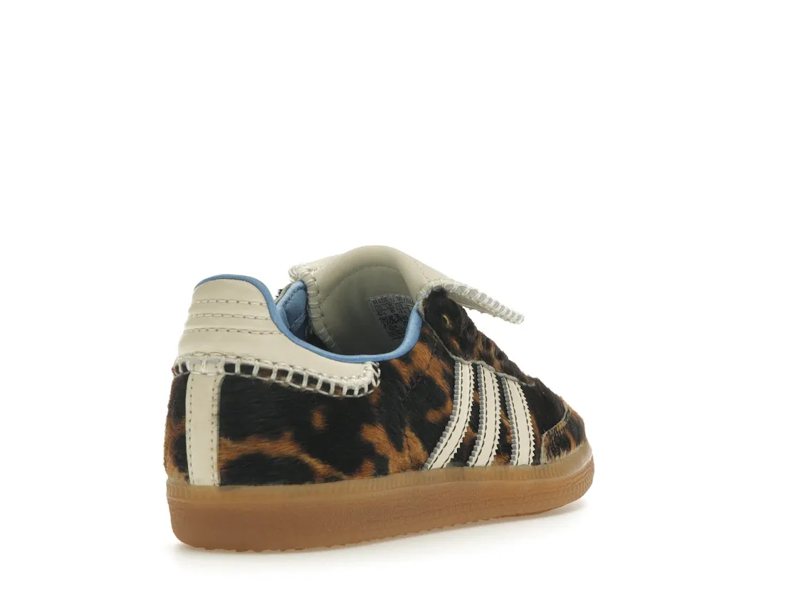 adidas gazelle silver green womens Adidas x Wales Bonner Pony Leo Samba Shoes – Extra Butter main image 1