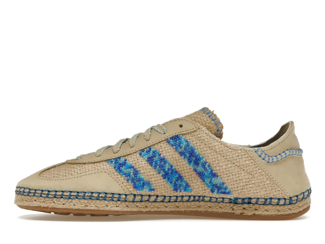 ☆ADIDAS X CLOT☆ GAZELLE LINEN KHAKI LIGHT BLUE Où acheter les CLOT x adidas Gazelle Linen Khaki au meilleur