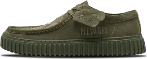 Martin Rose x Pleasures x Clarks Torhill DRGNLo OLIVE SUEDE