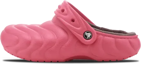 image de Crocs Classic Lined Overpuff Clog Pink 210059 6zq